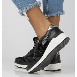 Tênis de couro Filippo DP2052 / 21 Bk preto 1