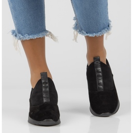 Tênis de couro Filippo DP1689 / 21 Bk Bk Preto 2