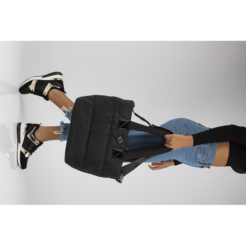 Tênis de couro Filippo DP3170 / 21 Go black gold preto 1