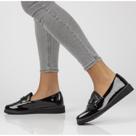 Mocassins de couro Filippo DP1515 / 21 Bk L preto 2