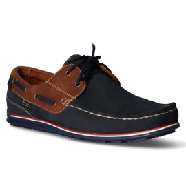 Mocassins Filippo 1774 K Granat + nobuck marrom castanho azul marinho 1