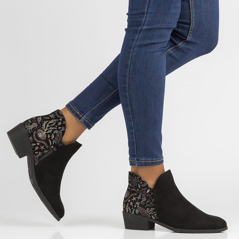 Botas pretas Filippo DBT1475 / 21 Bk preto multicolorido 2