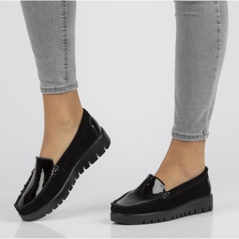 Filippo Sapatos de couro DP3024 / 21 Bkl preto 1