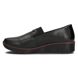 Sapatos de couro Filippo DP3160 / 21 Bk preto 1