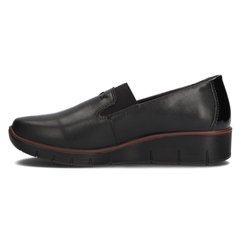 Sapatos de couro Filippo DP3160 / 21 Bk preto 1