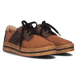 Sapato de couro Filippo 10123 marrom castanho 2