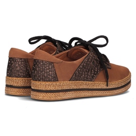 Sapato de couro Filippo 10123 marrom castanho 1