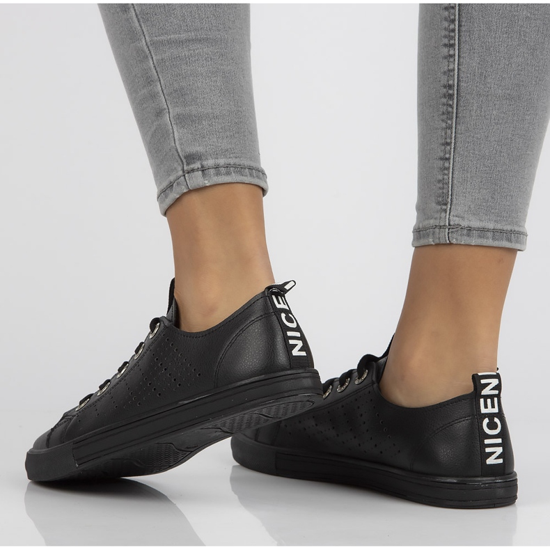 Tênis preto Filippo DP2288 / 21 Bk Bk 1