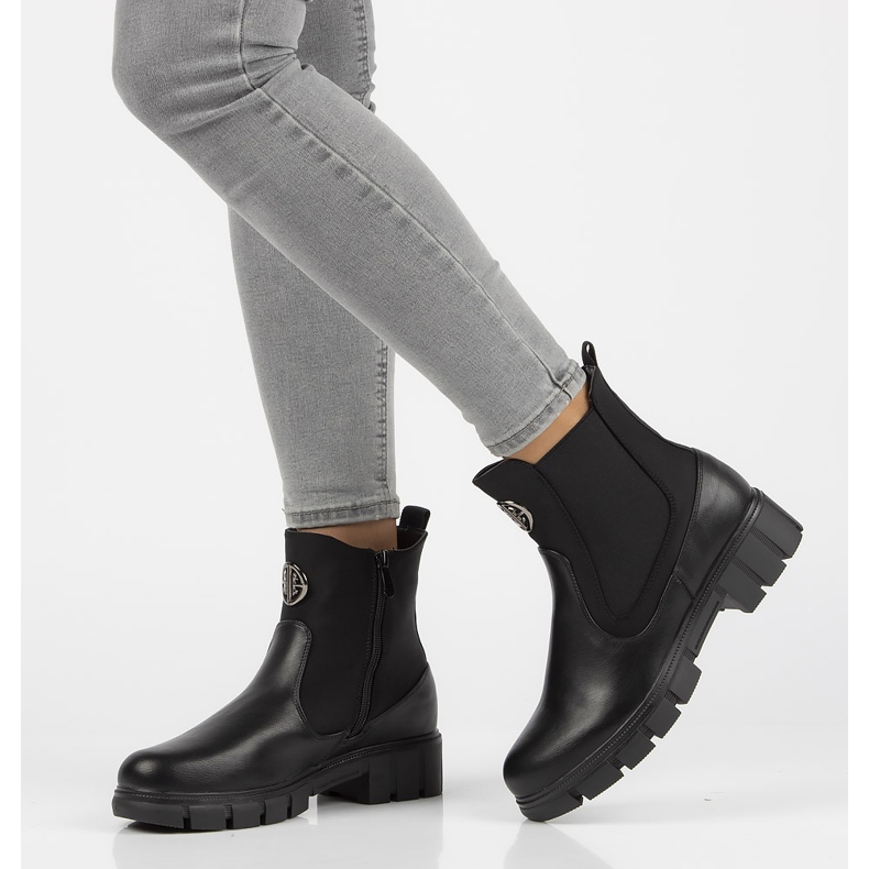 Botas pretas Filippo DBT3050 / 21 Bk preto 1 Botas pretas Filippo DBT3050 / 21 Bk preto 1