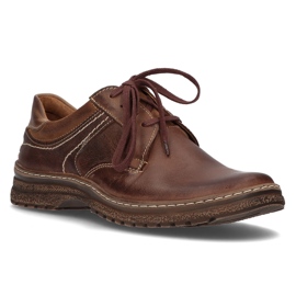 Sapato de couro Filippo 835 marrom 1