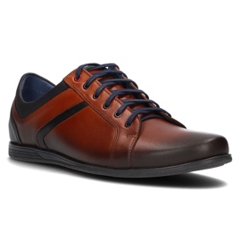 Sapato de couro Filippo 1703 marrom 1