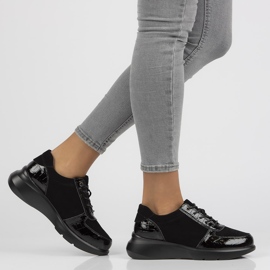 Tênis de couro Filippo DP3168 / 21 Bk preto 1