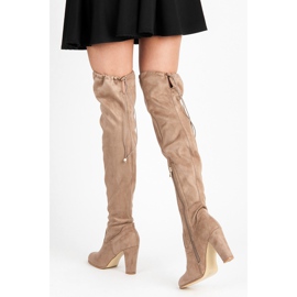 Betler Botas de camurça no poste marrom 1