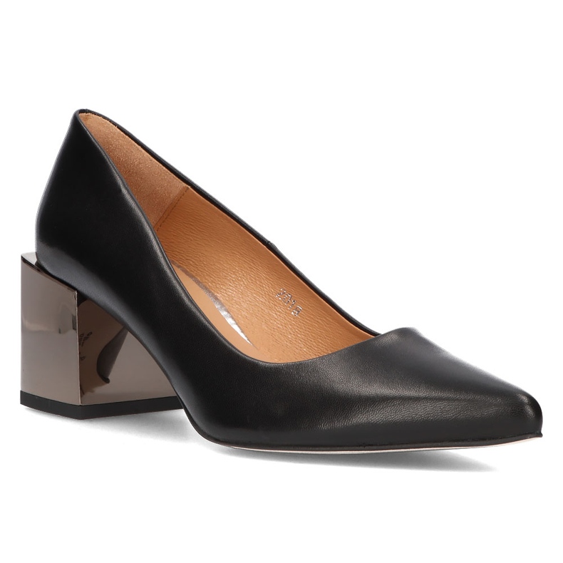 Sapatos de couro Filippo 2018 Níquel preto 1