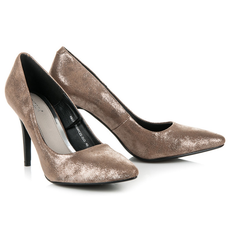 Vinceza Saltos brilhantes amarelo 2