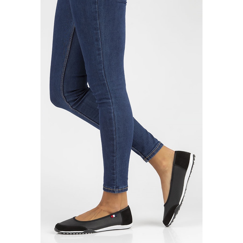 Sapatos de couro Filippo DP142 / 22 Bk preto 1