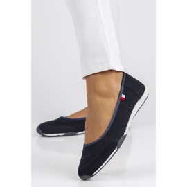 Sapatos de couro Filippo DP143 / 22 Nv azul marinho azul-marinho 1