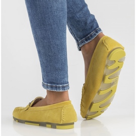Mocassim de couro Filippo DP1202 / 22 Yl amarelo 2