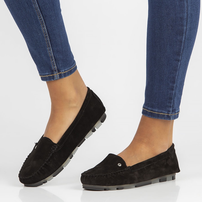 Mocassim de couro Filippo DP2037 / 22 Bk preto 1