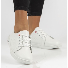 Sapatos de couro Filippo DP3508 / 22 Wh branco 1