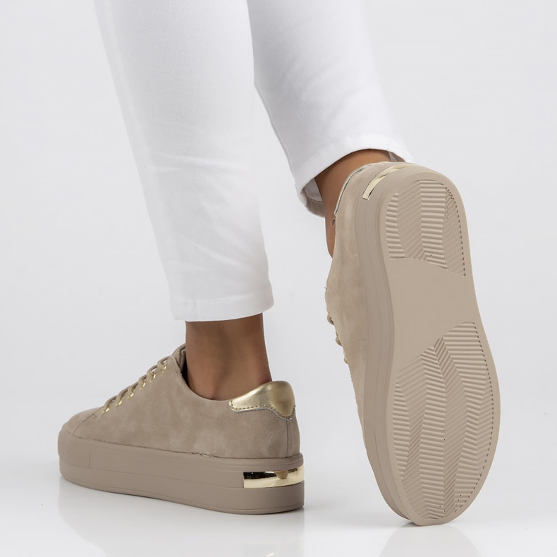 Sapatos de couro FILIPPO DP3533 / 22 Bege 2