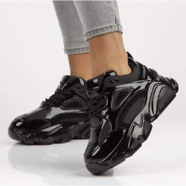 Tênis de couro Filippo BJ1848-SP preto 1