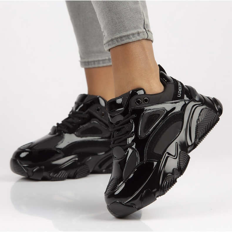 Tênis de couro Filippo BJ1848-SP preto 1