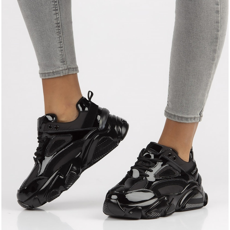 Tênis de couro Filippo BJ1848-SP preto 2