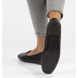 Filippo B50013-BL Bailarinas pretas preto 1