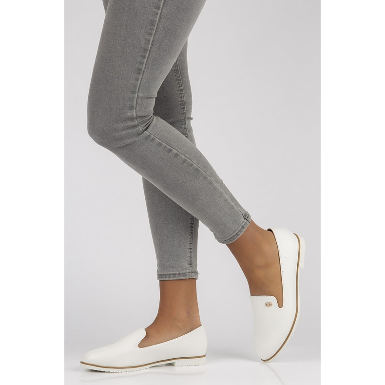 Bailarinas brancas Filippo B5002-BL branco 1