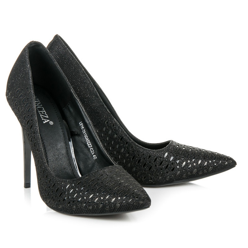 Vinceza Bombas elegantes preto 2