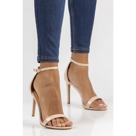 Sandálias bege Filippo B508YH-PB 1