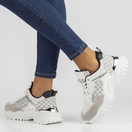 Tênis Filippo BB116 branco e preto 2