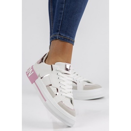 Tênis Filippo GG599 rosa branco multicolorido 1