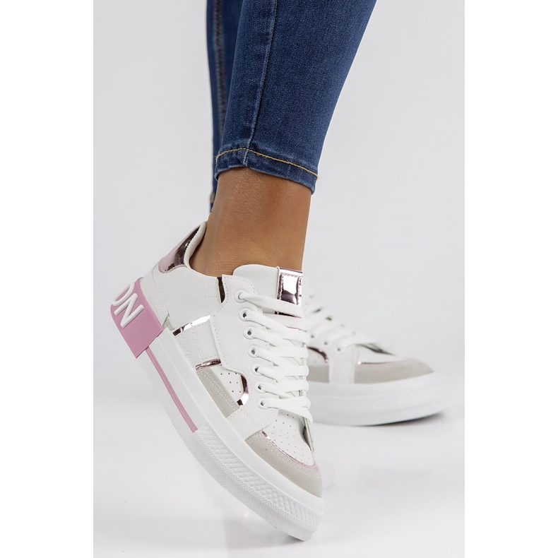 Tênis Filippo GG599 rosa branco multicolorido 1