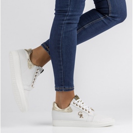 Tênis de couro Filippo 128 branco 1