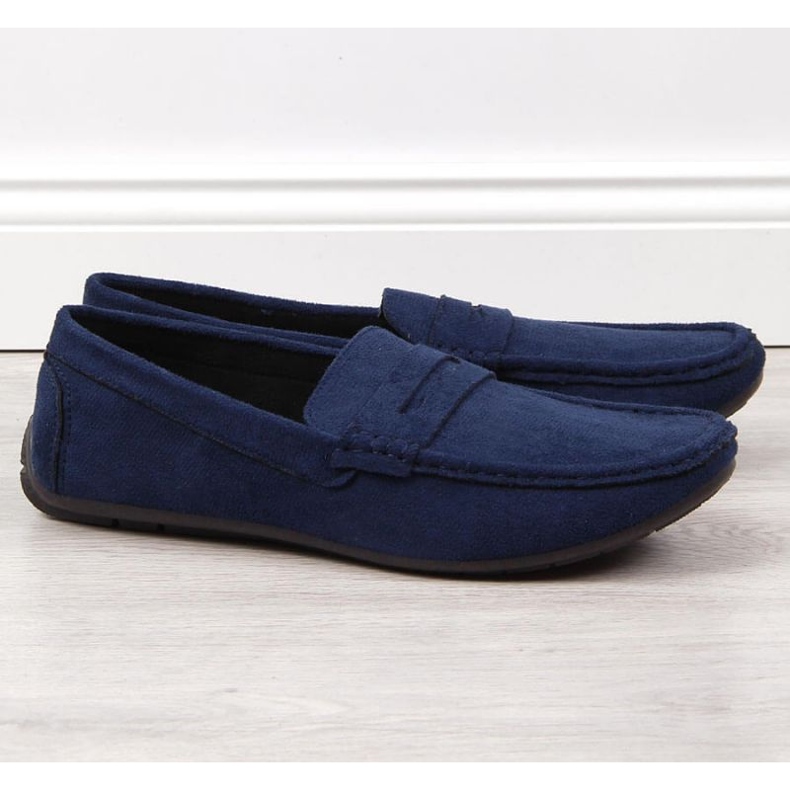 Mocassim M EVE340B azul marinho 1