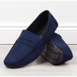 Mocassim M EVE340B azul marinho 2