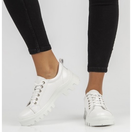 Tênis de couro FILIPPO DP3522 / 22 Wh branco 1