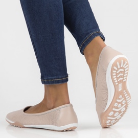 Bailarinas de couro Filippo DP3681 / 22 Pi rosa 2