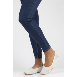 Bailarinas de couro Filippo DP3681 / 22 Wh branco 1