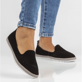 Sapatos de couro Filippo DP081 / 22 Bk preto 1