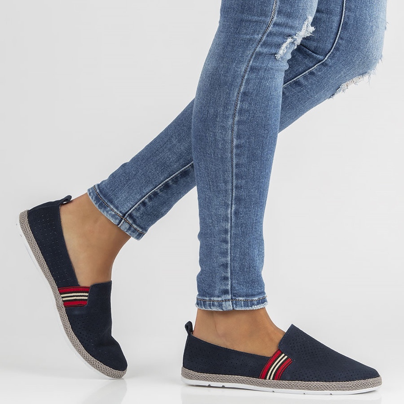 Sapatos de couro Filippo DP2309 / 22 Nv azul marinho azul-marinho 1