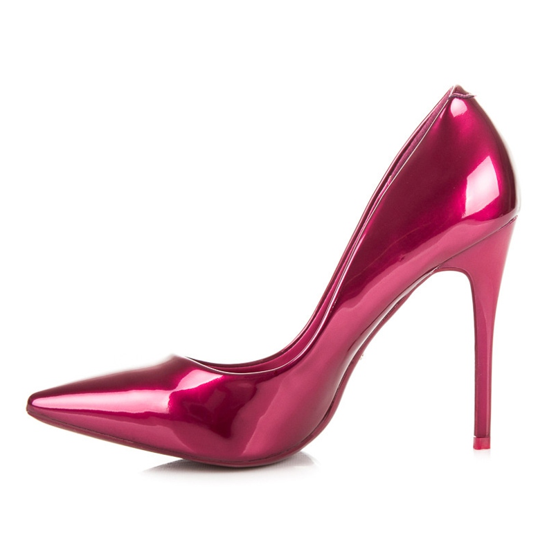 Vices Stilettos femininos metálicos rosa 2
