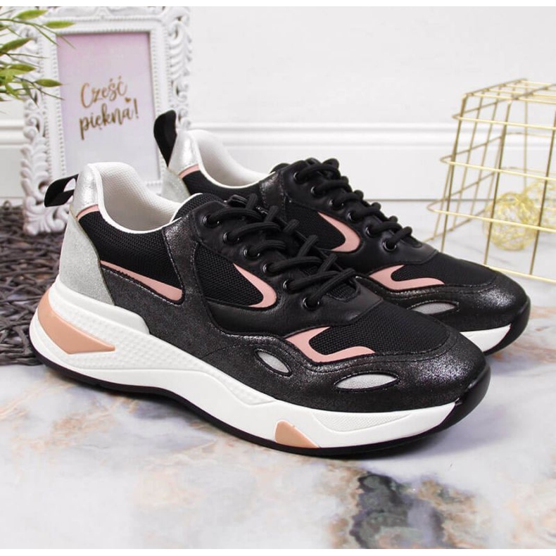 Tênis esportivo Vinceza W JAN91A preto 2