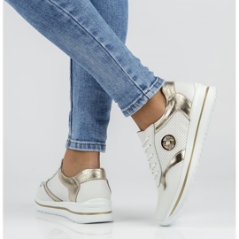 Tênis de couro Filippo DP3544 / 22 Wh Go branco 1