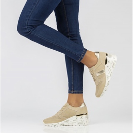 Tênis de couro Filippo DP3550 / 22 Bege 2