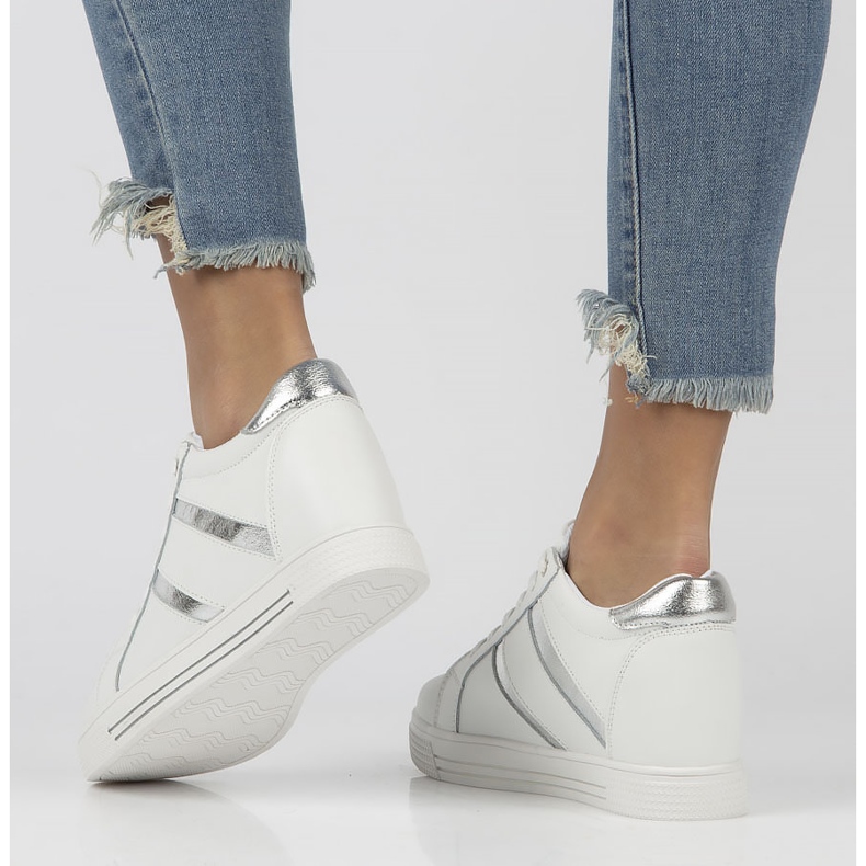 Tênis de couro Filippo DP3549 / 22 Wh branco 1