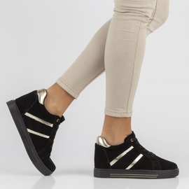 Tênis de couro Filippo DP3549 / 22 Bk preto 1