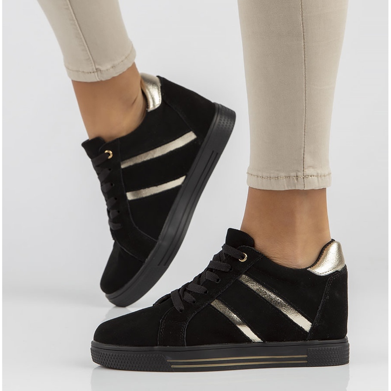 Tênis de couro Filippo DP3549 / 22 Bk preto 2